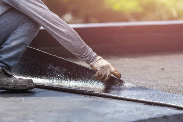 Professional Waterproofing technician working in Chesterfield, NJ